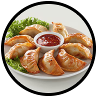 Japanese Style Chicken Momo (Panfried)