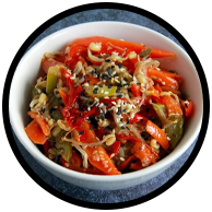 Stir-Fried Veg with Sesame Seed